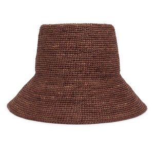 Chocolate Coast Raffia Bucket Hat