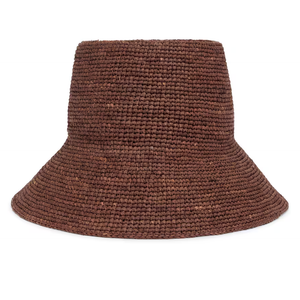 Chocolate Coast Raffia Bucket Hat