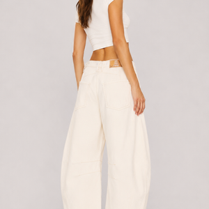 Cream Flow Jeans