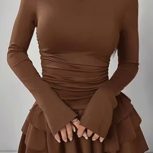 BelleRosa Rueschen-Minikleid