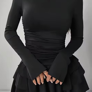 BelleRosa Rueschen-Minikleid