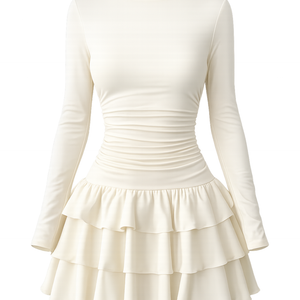 BelleRosa Rueschen-Minikleid
